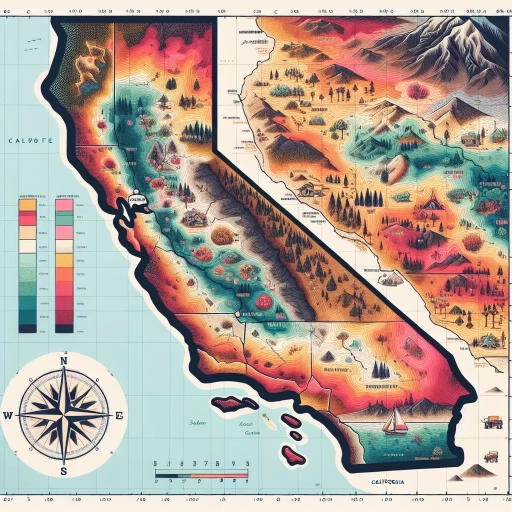 a map of where the california fires are