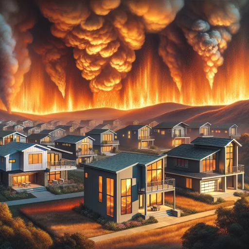 california fires how many houses