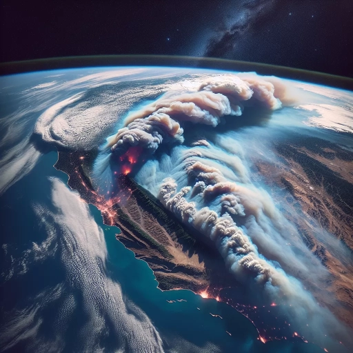 can you see the california fires from space