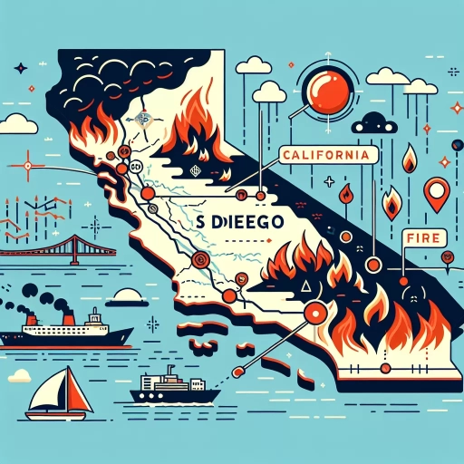 how close are california fires to san diego