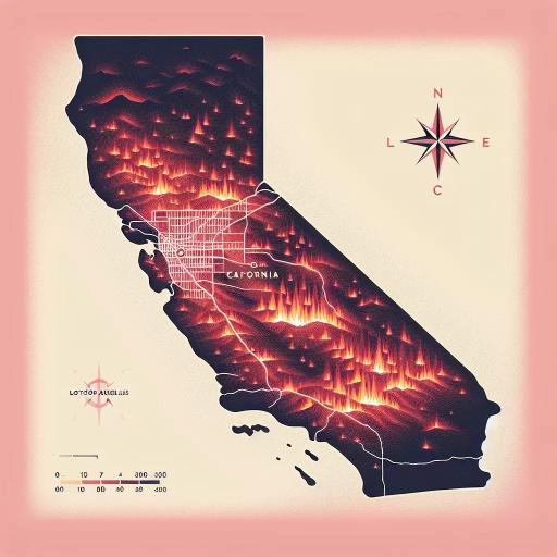 how close are the california fires to la