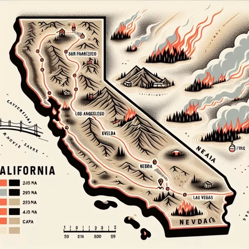 how close are the california fires to las vegas