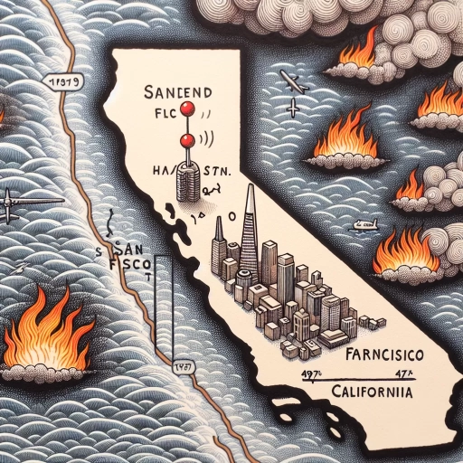 how close are the california fires to san francisco