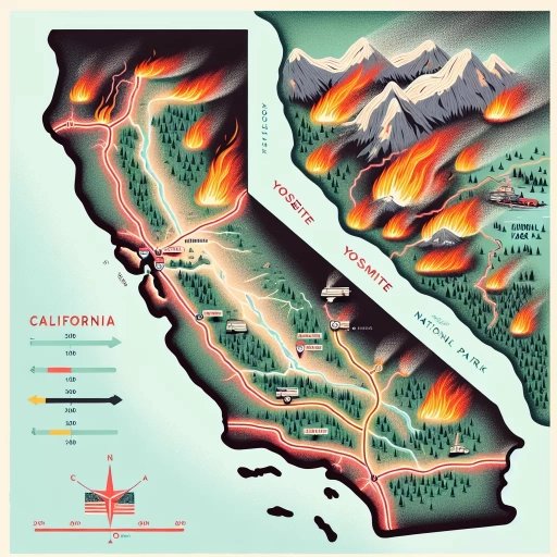 how close are the california fires to yosemite