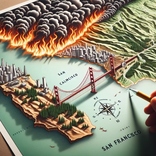 how far are the california fires from san francisco