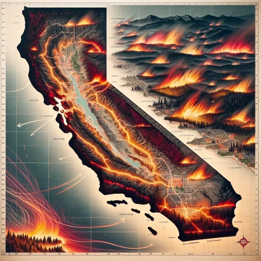 how far did the california fires spread