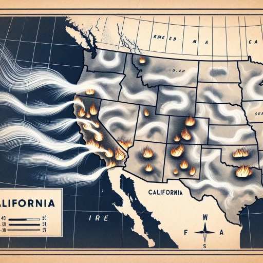 how far has the smoke traveled from the california fires