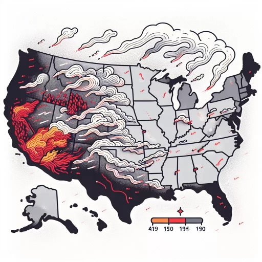 how far is the smoke from california fires going