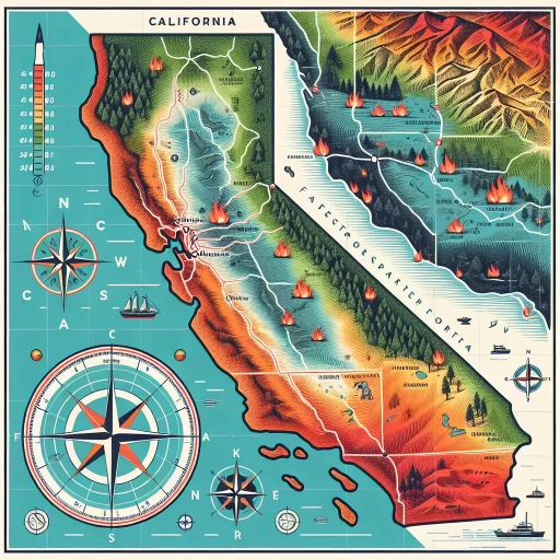 map where california fires are