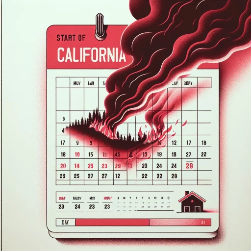 what day did the california fires start