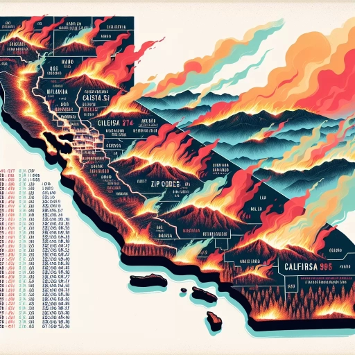 what zip codes are affected by california fires?