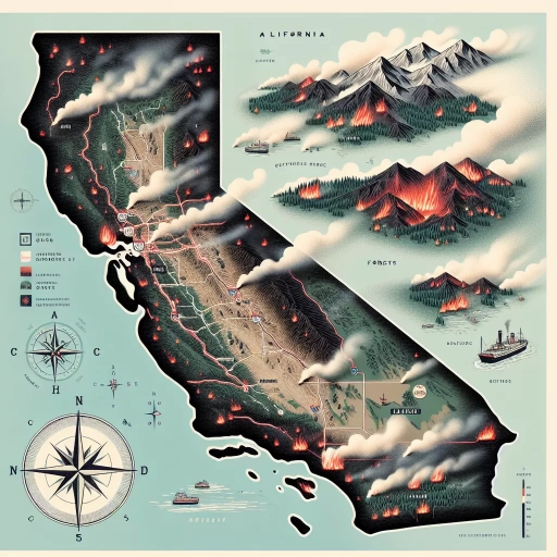 where are the california fires now map