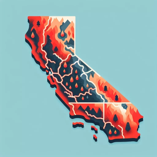 where are the california fires on a map