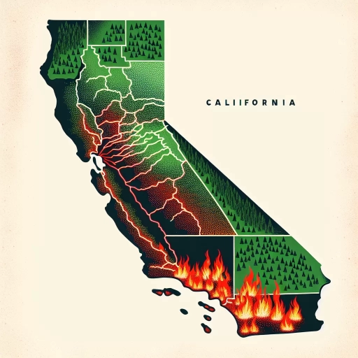 where are the california fires on the map