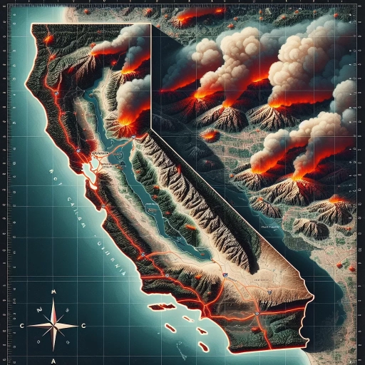 where are the california fires today map