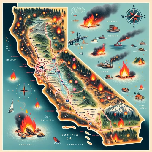 where are the northern california fires located